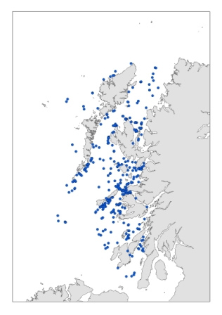 Visual sightings of minke whales from Silurian, 2003-2010